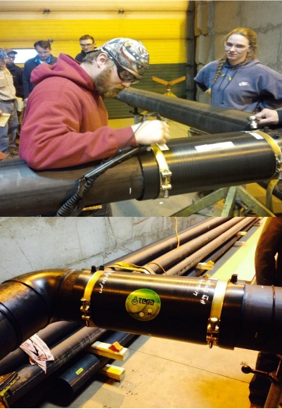 Tega | EF Coupler for Pre-Insulated (Geothermal) Pipes – Wisconsin Nuclear Power Plant, United States