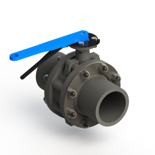 Tega | PE100 Butterfly Valve